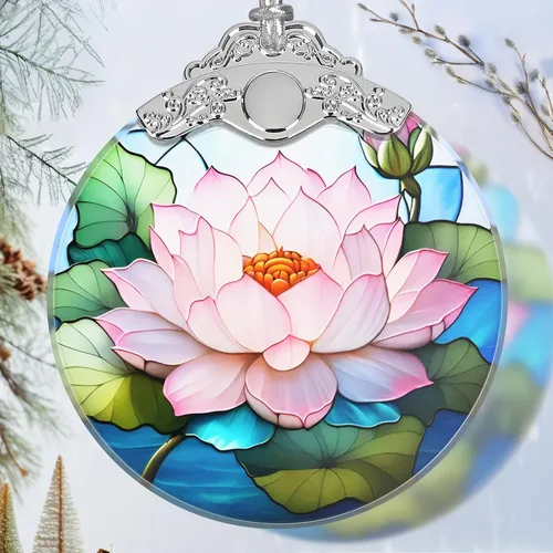 Vista 15 de Ornamento de Hada de Vidrio Emplomado de Navidad - Decoración para el Hogar - Ideas de Regalos Navideños - Intercambio de Regalos - Hada Hermosa