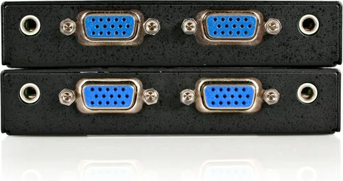 Vista 3 de StarTech - Extensor VGA sobre Cat5 con audio, 500 pies, 1 local, TAA (ST122UTPA) Amplía VGA y audio analógico hasta 500 pies/150m, 1 local más 1