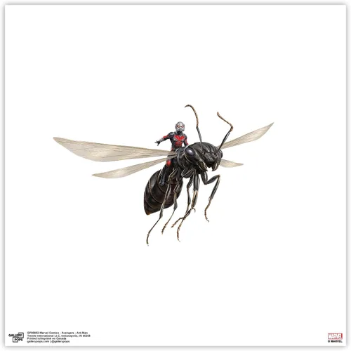 Vista 10 de Trends International Gallery Pops Marvel Comics Avengers - Póster de pared de Ant-Man, 12 x 12 pulgadas, versión enmarcada en negro
