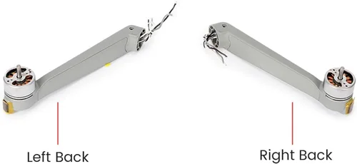 Vista 6 de SeiZed Brazo delantero con brazos traseros de motor, piezas de repuesto, repuesto para D-JI Mavic Air 2 (color: combo de brazos)