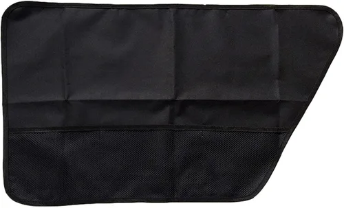 Vista 9 de KIMISS Protector de puerta de automóvil para mascotas, cubierta de puerta de tela Oxford 600D, ajuste universal para perros y gatos, protector