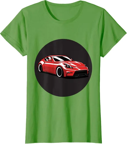 Vista 3 de 370z Car Retro Design Sport Camiseta, Blanco