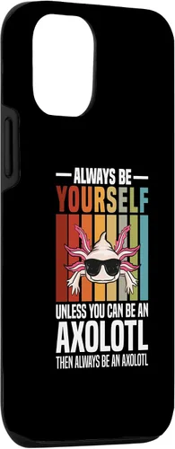 Vista 3 de Funda divertida para iPhone 15 Axolotl