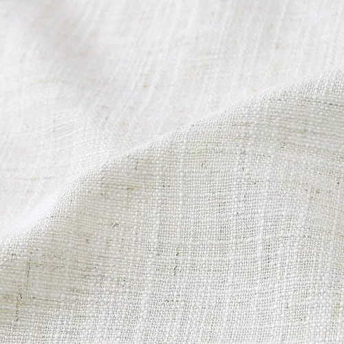 Vista 2 de ChadMade Tallis Collection - Cortinas de lino de 120 pulgadas de largo, 2 paneles de 52 pulgadas de ancho x 120 pulgadas de largo, cortinas blancas