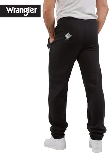 Vista 2 de Wrangler Pantalones deportivos para hombre, regulares, grandes y altos, de forro polar, pantalones deportivos con bolsillos
