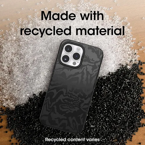 Vista 7 de OtterBox Symmetry Series + Graphics - Funda antimicrobiana con MagSafe para iPhone 14 Pro Max (solamente) - Rebel (negro)