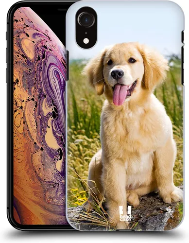 Vista 13 de Head Case Designs Estuche rígido para perros y perros en blanco y negro compatible con Apple iPhone XR calzones para perro blanco y negro.
