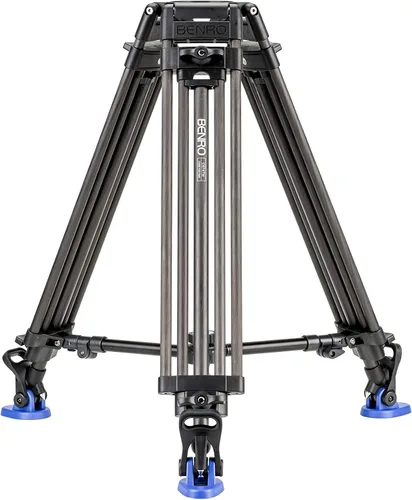Vista 15 de Benro Aero 6 PRO - Trípode de viaje con monopie con cabezal de video fluido de base plana S6 PRO, 13.2 libras máximo, columna central de nivelación