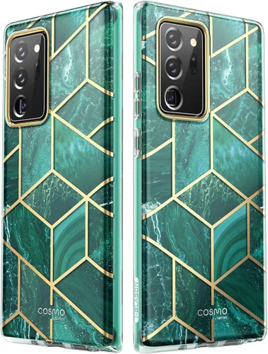 Vista 7 de i-Blason Funda con purpurina para Samsung Galaxy Note 20 Ultra (6.9 pulgadas) 5G, funda protectora brillante [Cosmo] sin protector de pantalla