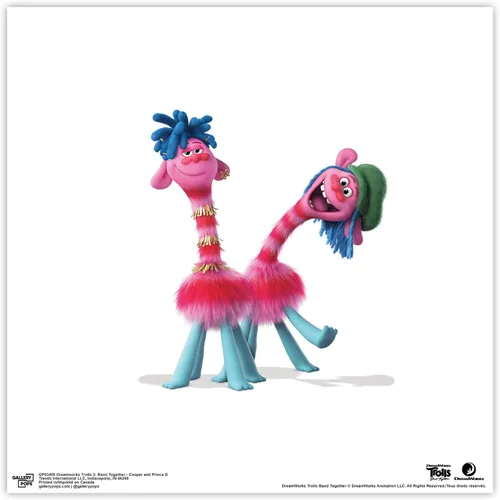 Vista 9 de Trends International Gallery Pops Trolls Band Together - Póster de pared de Cooper y Príncipe D, 12.00 x 12.00 pulgadas, versión de marco negro