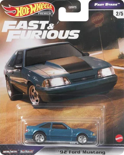 Vista 5 de Hot Wheels Ford Mustang '92 Fast & Furious
