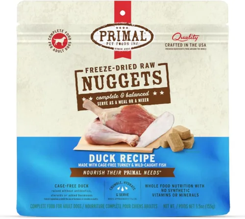 Vista 39 de Primal - Nuggets de alimento crudo liofilizado para perros, res, comida completa y balanceada, también se puede utilizar como complemento o premio