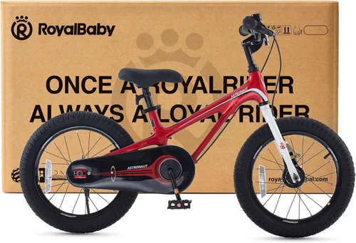 Vista 7 de RoyalBaby Astro Kids Bike 14-18 Inch Magnesium Alloy Bicycle Rojo