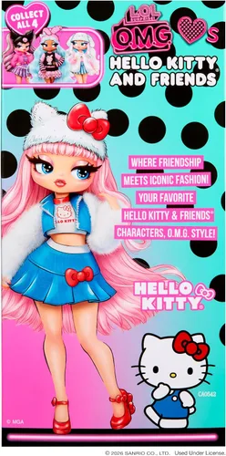 Vista 8 de LOL Surprise OMG ama a Hello Kitty y sus amigos - Hello Kitty - Muñeca de moda, jugar y exhibir!