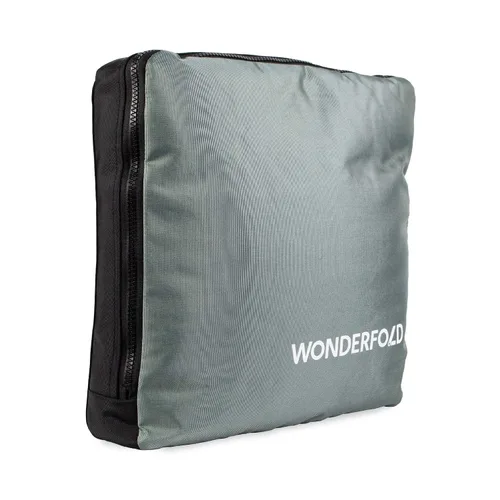 Vista 5 de WONDERFOLD Funda de viaje para cochecito con bolsillo frontal de almacenamiento, bolsillo interior de almacenamiento para cesta trasera y toldo