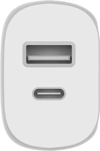 Vista 5 de Belkin Cargador de pared USB-C de 32 W con cable C a C incluido, puertos PD y USB-C de 20 W y USB-A de 12 W