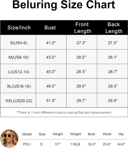 Vista 6 de Beluring Women's Shirts V Neck Long Sleeve Waffle Knit Button Up Tunic Tops Blouse