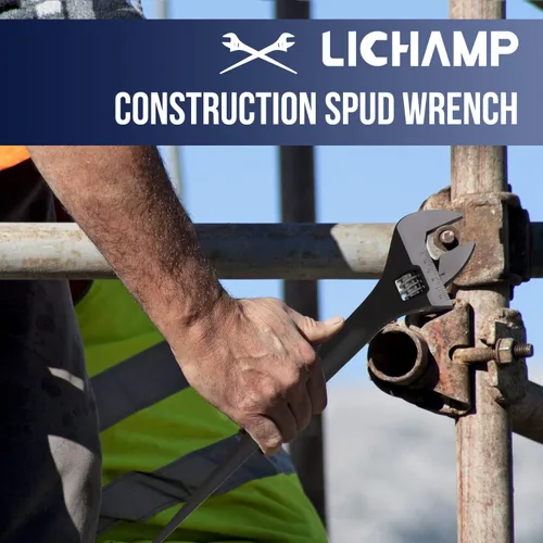 Vista 2 de Lichamp - Llave de mandíbula ajustable de 12 pulgadas para construcción