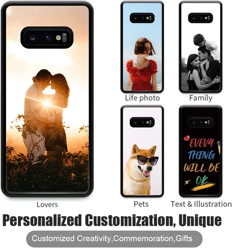 Vista 2 de Funda de teléfono personalizada para Samsung Galaxy S10E Premium Slim a prueba de golpes, funda protectora personalizada para hacer tus propias