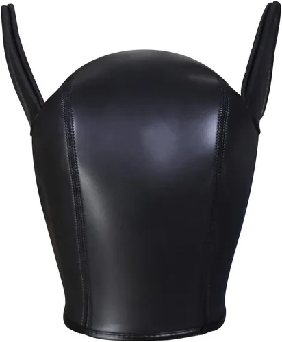 Vista 6 de Neoprene Dog Puppy Hood Mask with Detachable Muzzle Full Face Animal Head Mask for Halloween