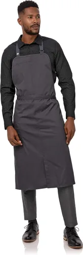 Vista 2 de Chef Works Brio Chef's Bib Delantal para hombre