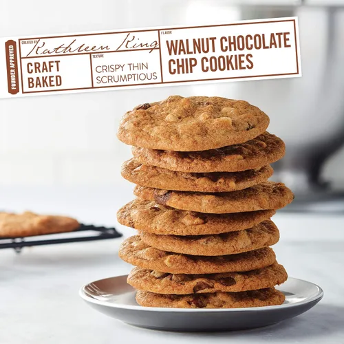 Vista 4 de Tate's Bake Shop - Galletas finas y crujientes de nuez con chispas de chocolate, 4 unidades, 7 onzas