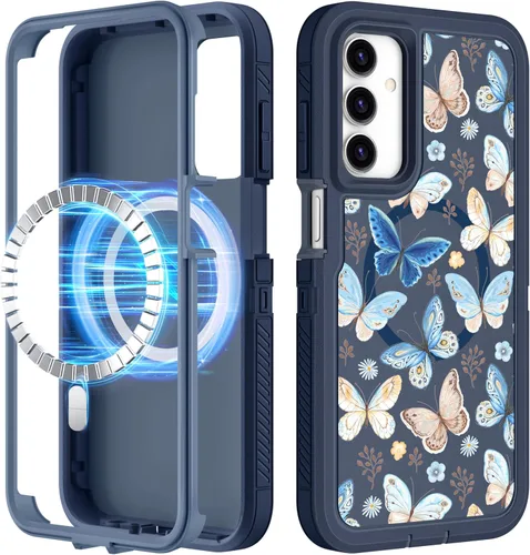 Vista 191 de Funda para Moto G 5G 2024 – Compatible con MagSafe para mujeres y niñas, bonita funda protectora magnética para teléfono, diseño femenino Kawaii