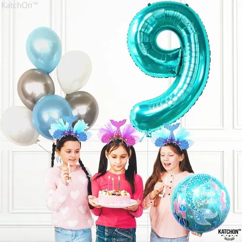 Vista 28 de KatchOn Globo negro del número 1 de 40 pulgadas, globo de feliz cumpleaños Large Mylar Number One Balloon for 1st Birthday Decorations, Foil