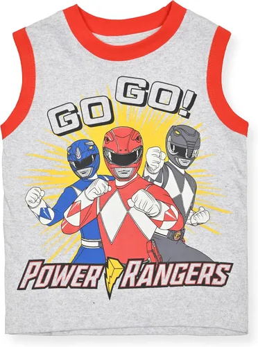 Vista 2 de Power Rangers - Paquete de 2 camisetas sin mangas para niños pequeños