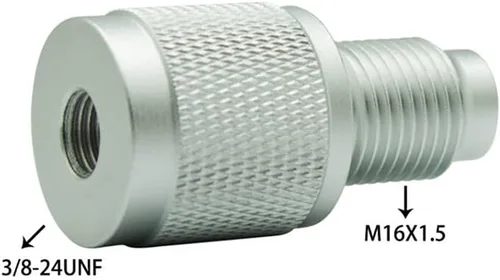Vista 3 de Universal PCP Paintball CO2 tanque de llenado adaptador a 0.42 oz 3.10 oz 3.17 oz cartucho de CO2 cápsula roscada convertidor