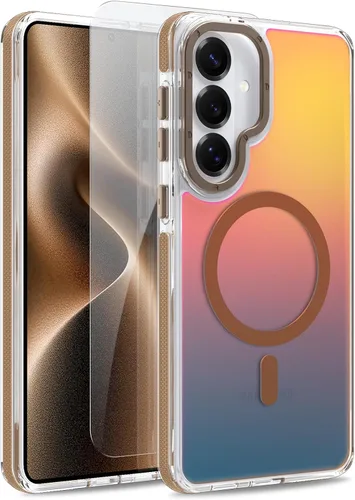 Vista 31 de Funda magnética para Google Pixel 10 Pro XL [compatible con Magsafe] [bonito diseño fluorescente de moda] a prueba de golpes, delgada, translúcida