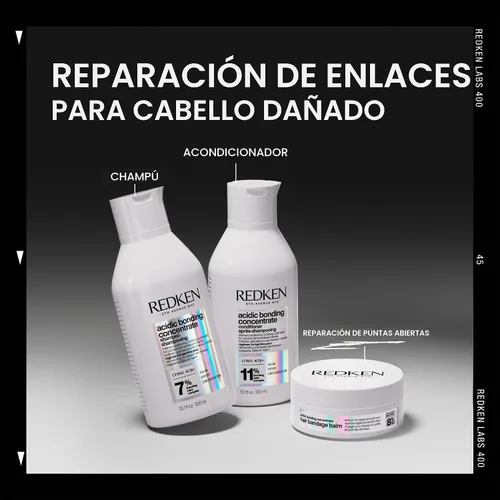 Vista 9 de Bálsamo concentrado de unión ácida Redken - Para cabello dañado y puntas abiertas secas