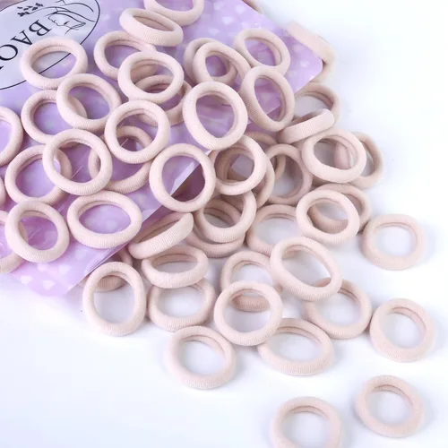 Vista 12 de 200 PCS Bandas Negras para Cabello de Bebé – Mini Ligas Sin Costuras para Cabello de Niños Pequeños – Suaves Sujetadores de Cola de Caballo