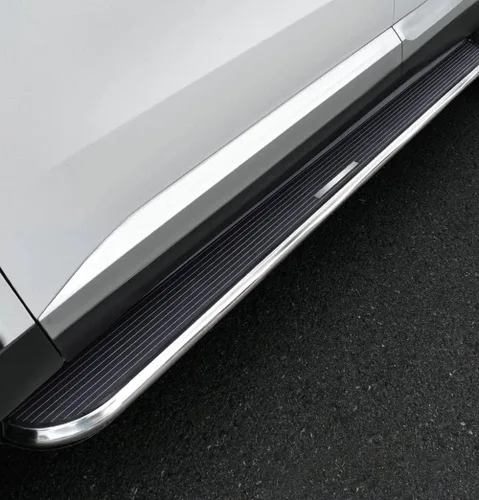 Vista 3 de 2 estribos laterales Nerf Bars Pedales laterales Junta de aluminio para Mercedez Benz GLB 2020-2023
