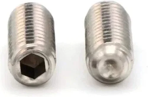 Vista 2 de M2-0.40 Metric Socket Set Screws Cup Point A2 Stainless Steel M2-0.40 x 2.5M Qty 25