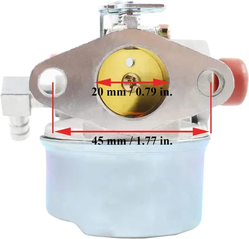 Vista 2 de 640350 Carburador para Craftsman Tecumseh 4.5hp 5hp 5.5hp 6.0hp 6.5hp 6.75 hp Modelo 917.387282 917.388040 143.013802 Segadora Tecumseh 640303 6403