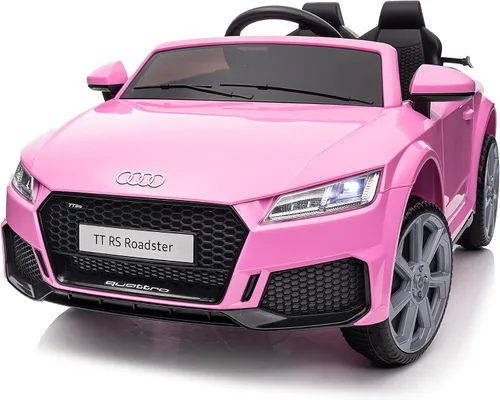Vista 11 de Audi TTRS - Juguetes de paseo de 24 V, coche eléctrico para niños pequeños con control remoto Negro