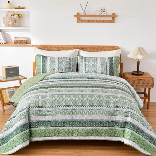 Vista 20 de WONGS BEDDING Juego de Edredón Boho Tamaño Full, Juego de Edredones Bohemios Grises de 3 Piezas, Juego de Ropa de Cama Cubrecama de Microfibra Negro