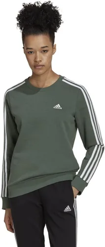 Vista 67 de adidas Sudadera Essentials de forro polar con 3 rayas para mujer