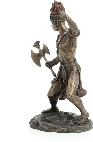 Vista 5 de Dios africano del rayo y la guerra Chango Shango Estatua Vudú Santeria