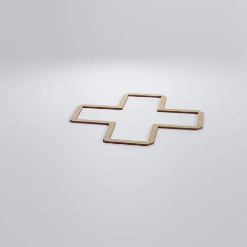 Vista 79 de 7 3/8"W X 7 3/8"H Extra Pequeño Fowler Decorativo Fretwork Madera Paneles De Pared, Aliso