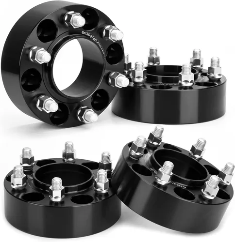 Vista 8 de Adaptadores de rueda KSP de 6 x 135 a 6 x 5.5, espaciador de conversación de patrón de pernos para rueda Silverado Ram instalar en vehículos F150