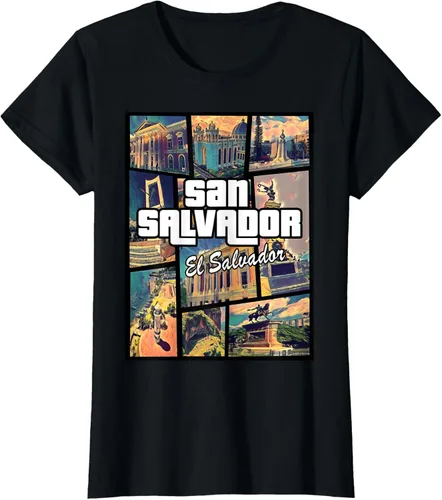 Vista 46 de Camiseta Orgullosa de San Salvador Capital El Salvador