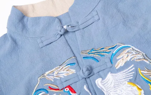 Vista 7 de Mud Kingdom - Disfraz de abrigo de vestir chino estilo Tang para niños