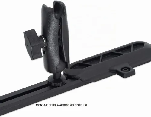 Vista 3 de IAG I-Line - Riel de montaje para tablero con soporte de bola para Ford