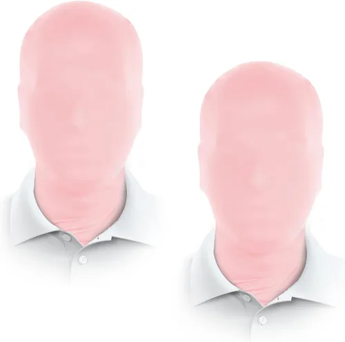 Vista 16 de JEGERMIG Paquete de 2 máscaras de cara completa con capucha para disfraz de Halloween y cosplay