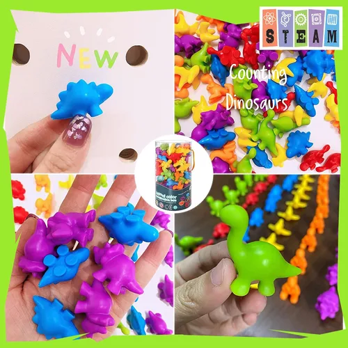 Vista 5 de UNIQUE KIDS Juego educativo de aprendizaje para contar con tazas de clasificación - Entretenido juego sensorial de clasificación