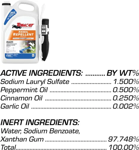 Vista 9 de Tomcat Repellents Repelente de Animales, Listo para Usar, Protege Paisajismos y Jardines, Contiene Aceites Esenciales, 1 Galón.