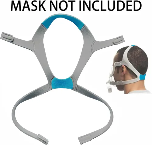 Vista 4 de Airfit F20 Headgear mediano, repuesto CPAP máscara Headgear Strap CPAP Suministros para Airfit/AirTouch F20 (sin máscara)