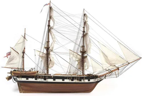 Vista 2 de Occre 12005 HMS Beagle Kit de modelado detallado a escala
